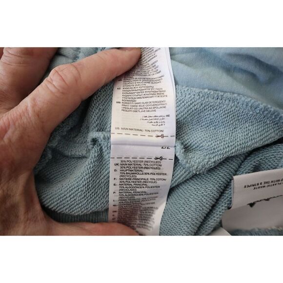 adidas Originals HJ7317 Men's Sz Large Blue/White Color Split Trefoil Shorts - Picture 9 of 11